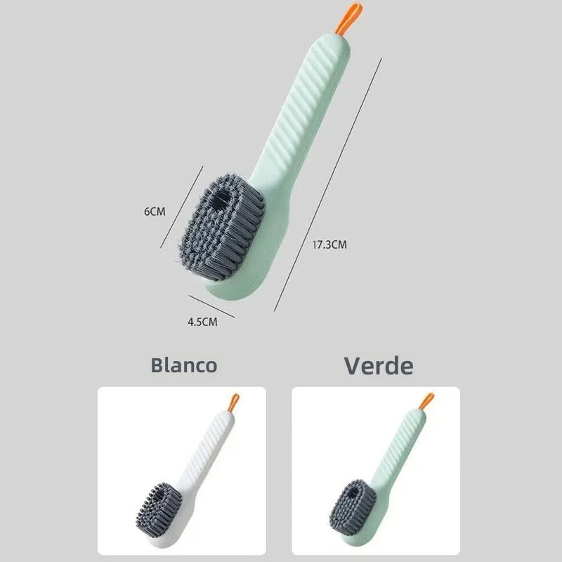Escobilla Mágica con Dispensador Blanca