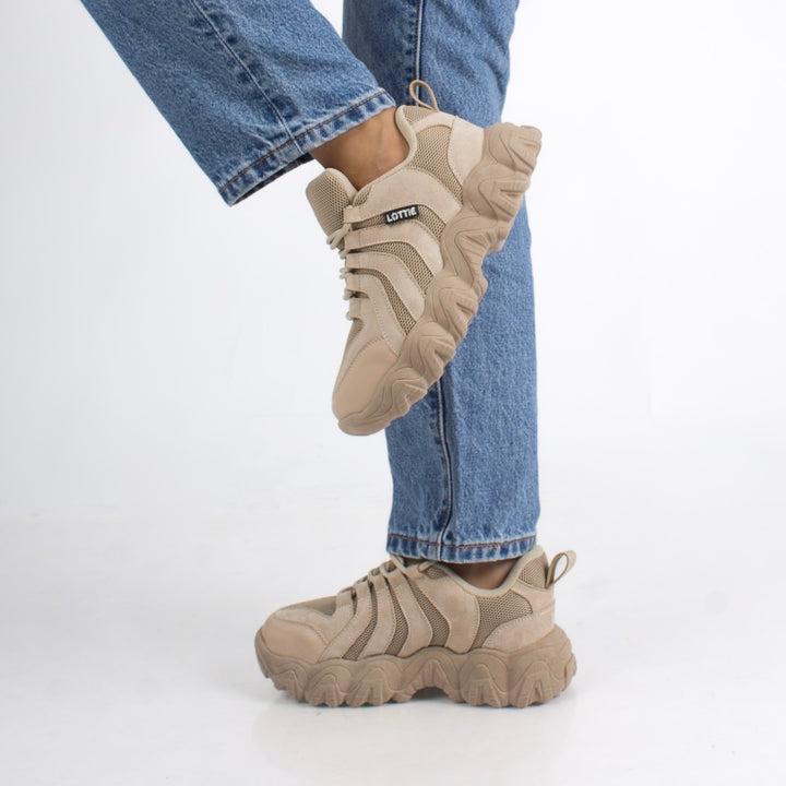 Zapatilla mujer Alexa Beige