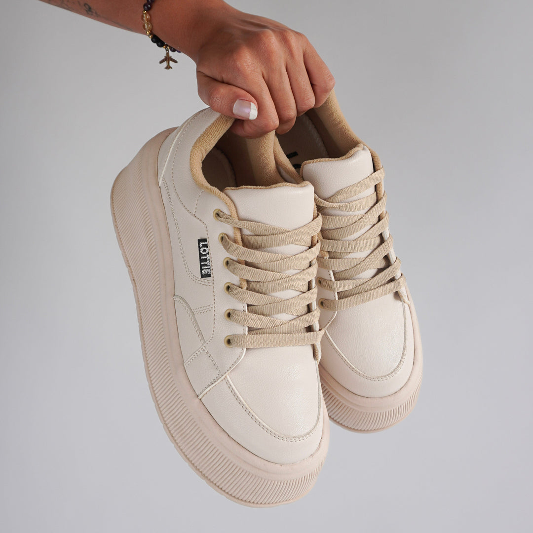 Zapatilla Mujer Catalina Beige