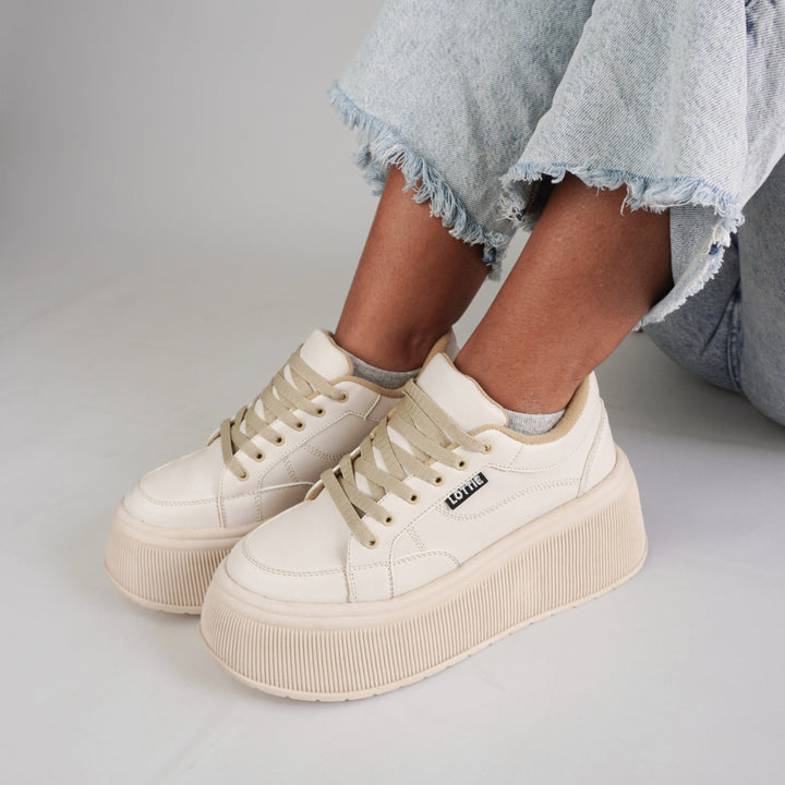 Zapatilla Mujer Catalina Beige
