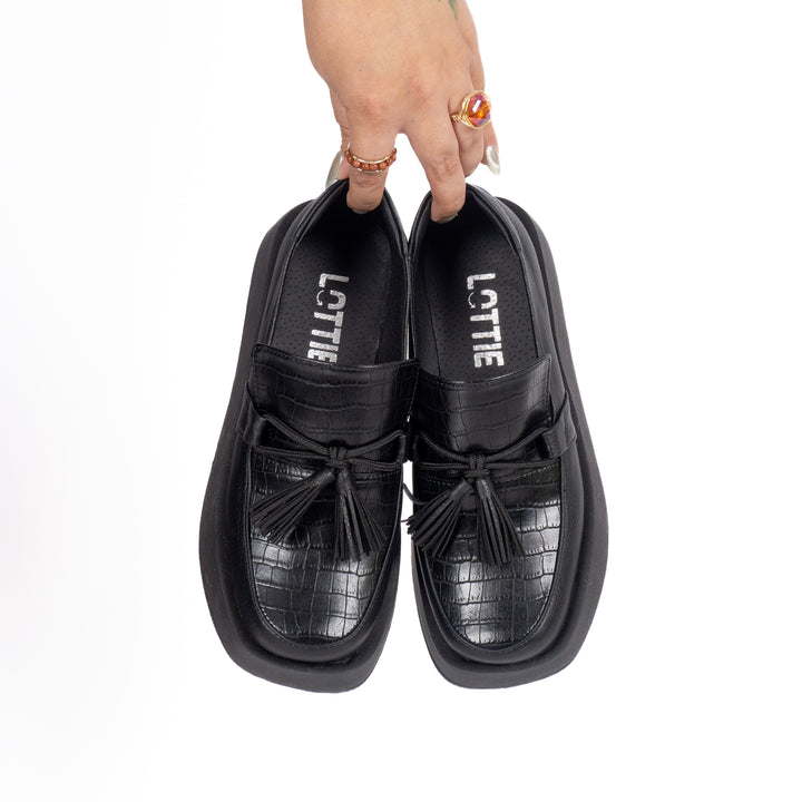 Mocasines Mujer Gilda Black