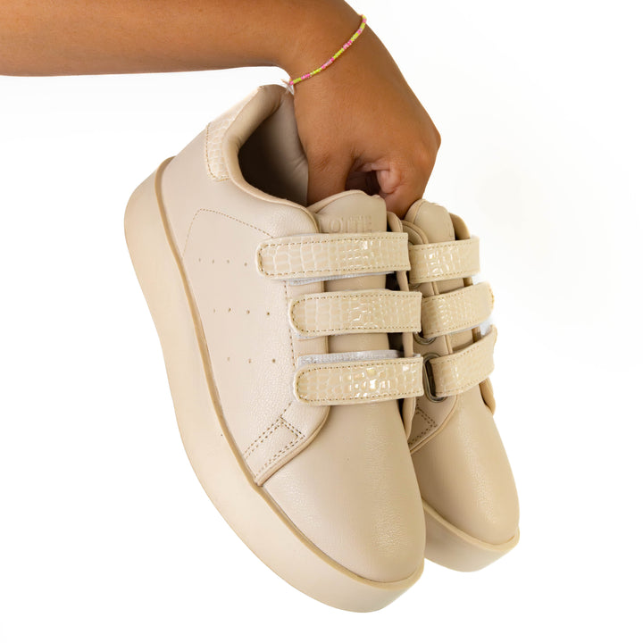 Zapatilla Mujer Habana Beige