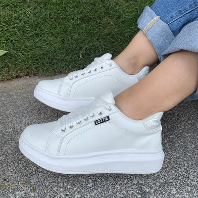 Zapatilla Mujer Londres Silver