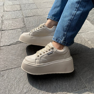 Zapatilla Mujer Catalina Beige