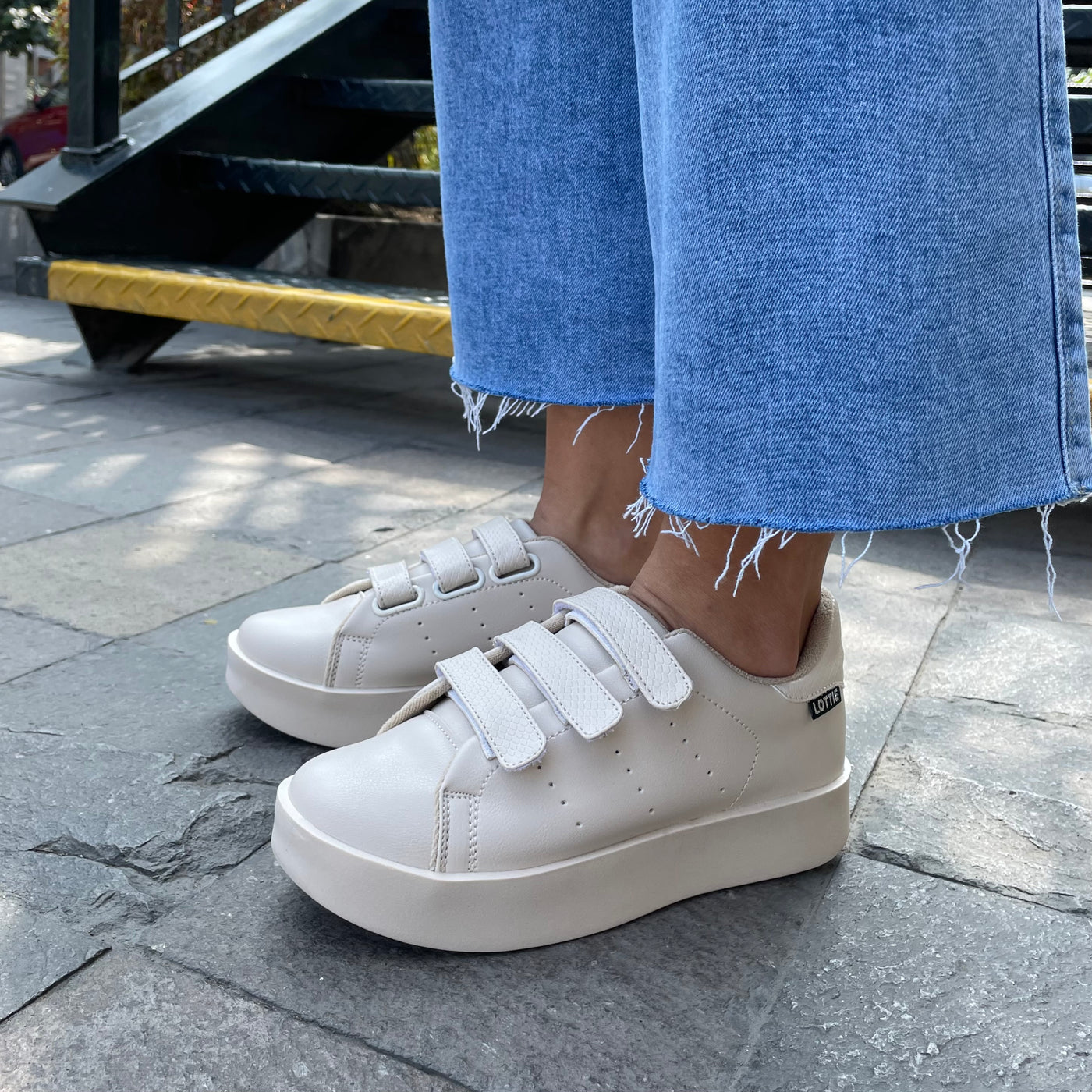 Zapatilla Mujer Habana Beige