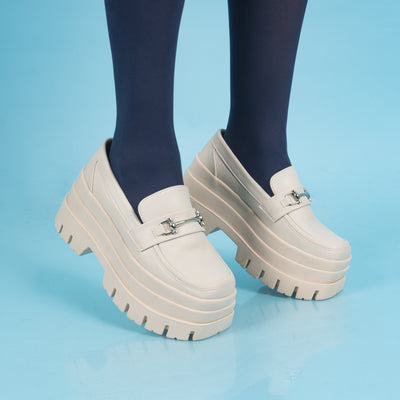 Mocasines mujer Operetta Beige