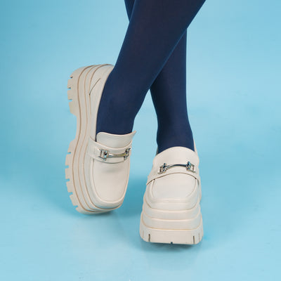 Mocasines mujer Operetta Beige