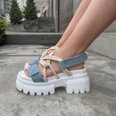 Sandalia Mujer Santorini Jeans