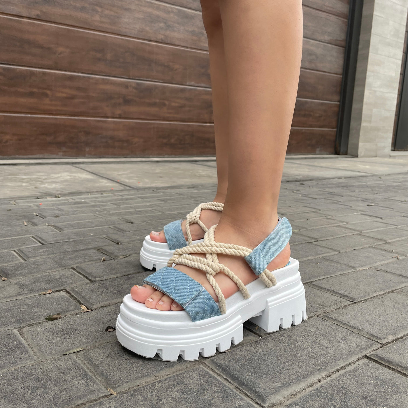 Sandalia Mujer Santorini Jeans