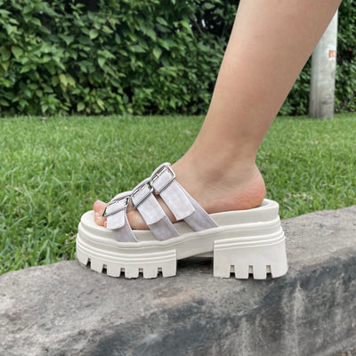 Sandalia Mujer Danna Beige
