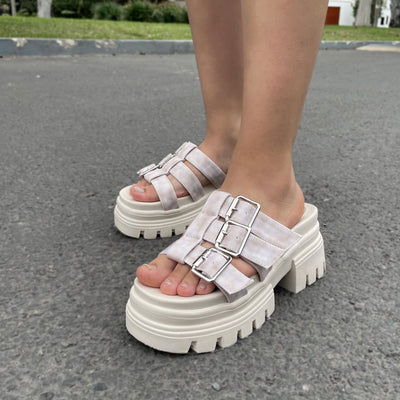Sandalia Mujer Danna Beige