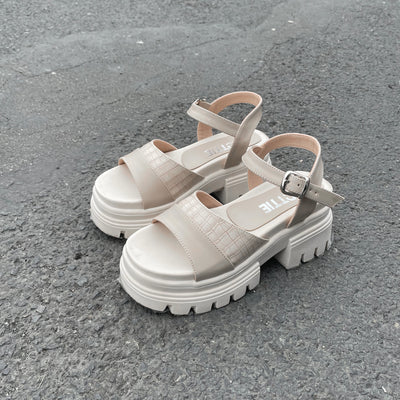 Sandalia Mujer Aitana Beige