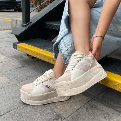 Zapatilla Mujer Almendra Beige