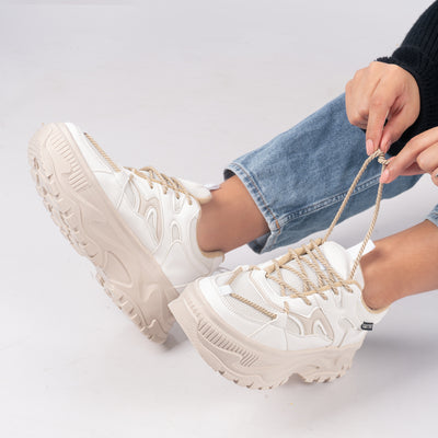 Zapatilla mujer Paloma Beige