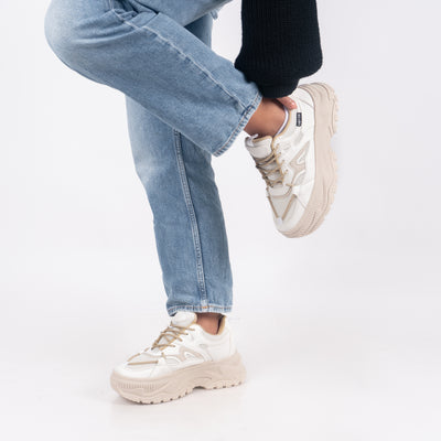 Zapatilla mujer Paloma Beige
