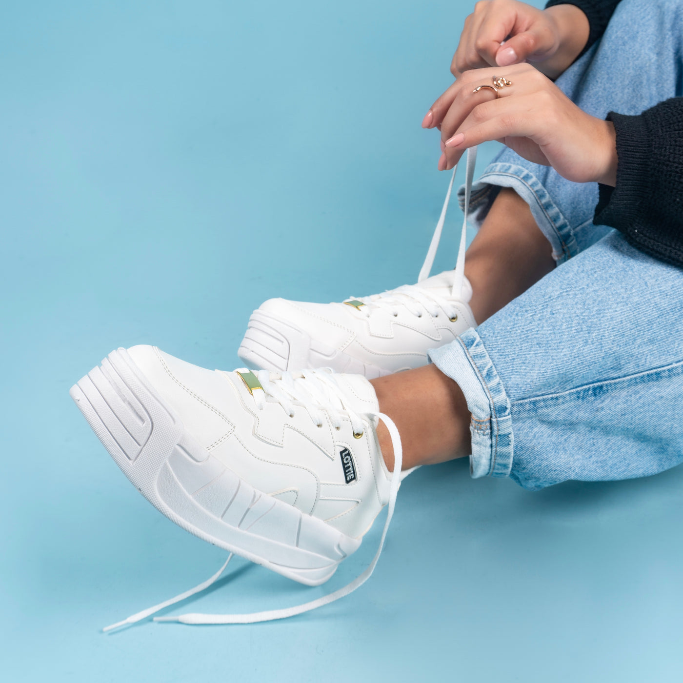 Zapatilla Mujer Belisa White