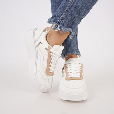 Zapatilla Mujer Paulina White