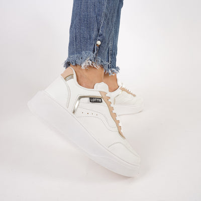 Zapatilla Mujer Paulina White