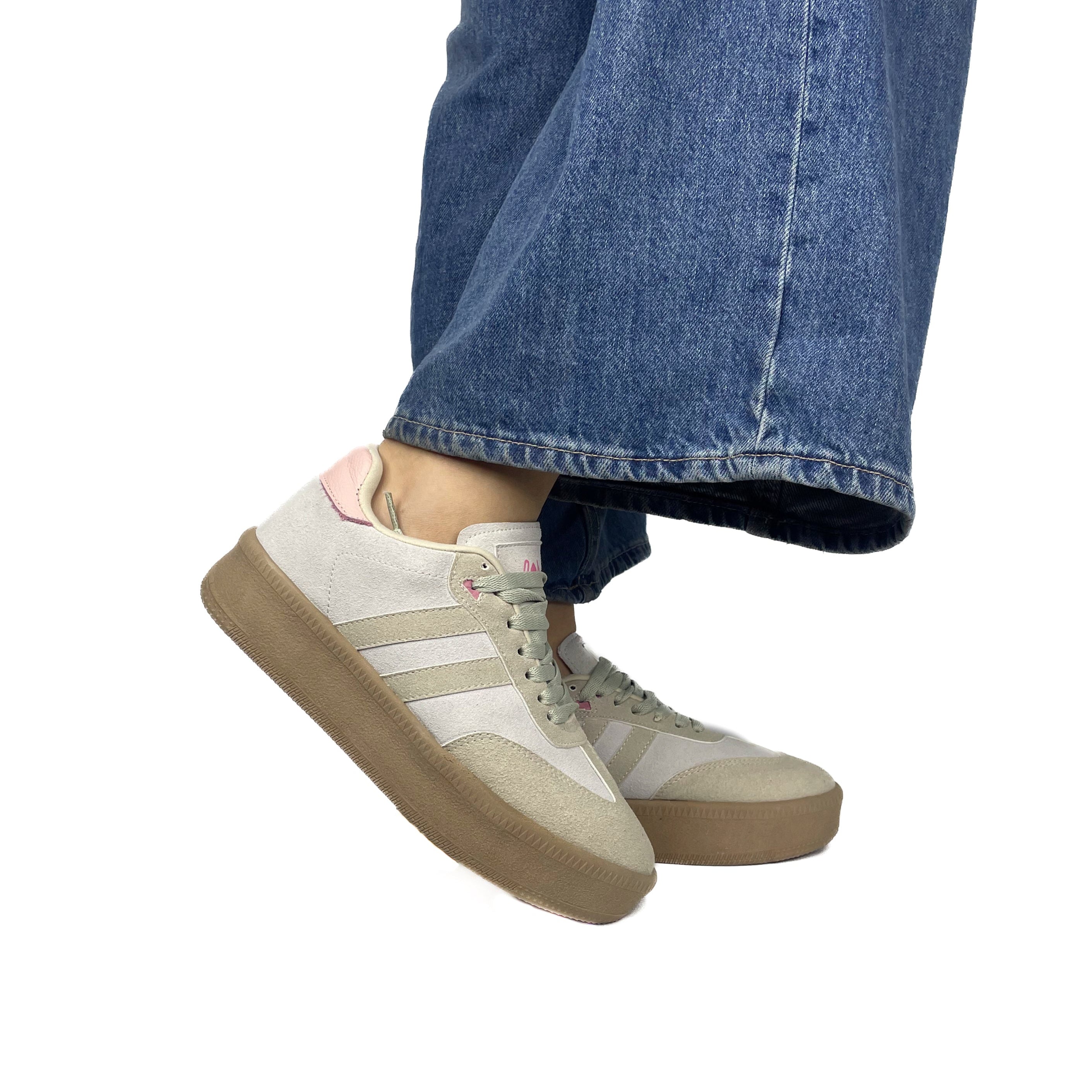 Zapatilla Mujer Mambo Hueso