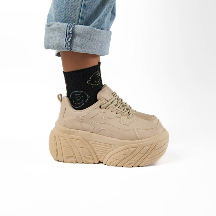 Zapatilla Mujer Julieta Beige