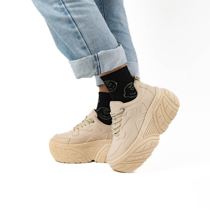 Zapatilla Mujer Julieta Beige