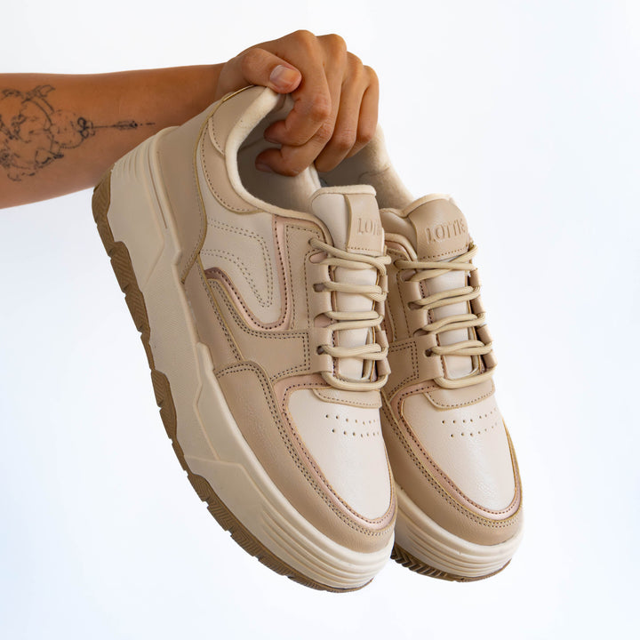 Zapatilla Mujer Luana Beige New