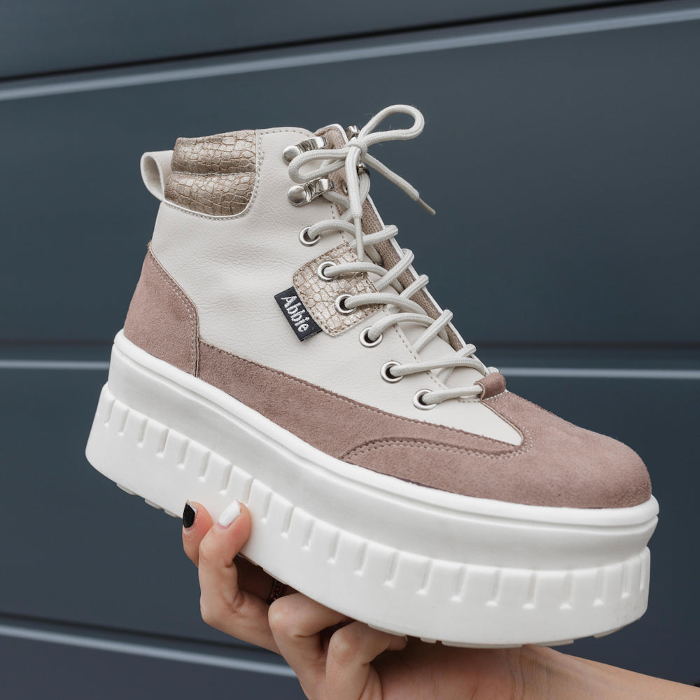 Zapatilla mujer Abbie Florencia Marron