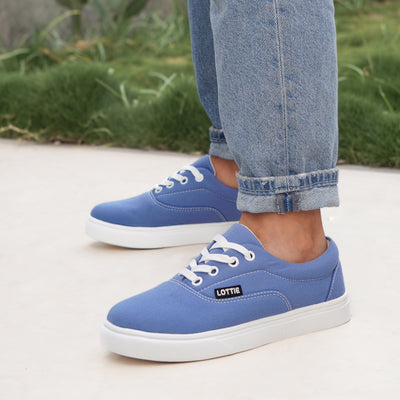 Zapatilla mujer Skater Celeste