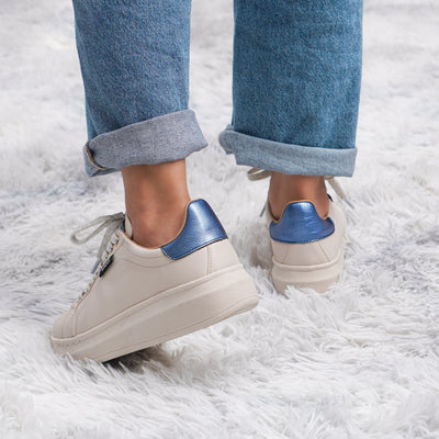 Zapatilla mujer Abbie Londres Azul