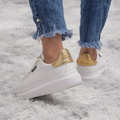 Zapatilla mujer Abbie Londres Dorado