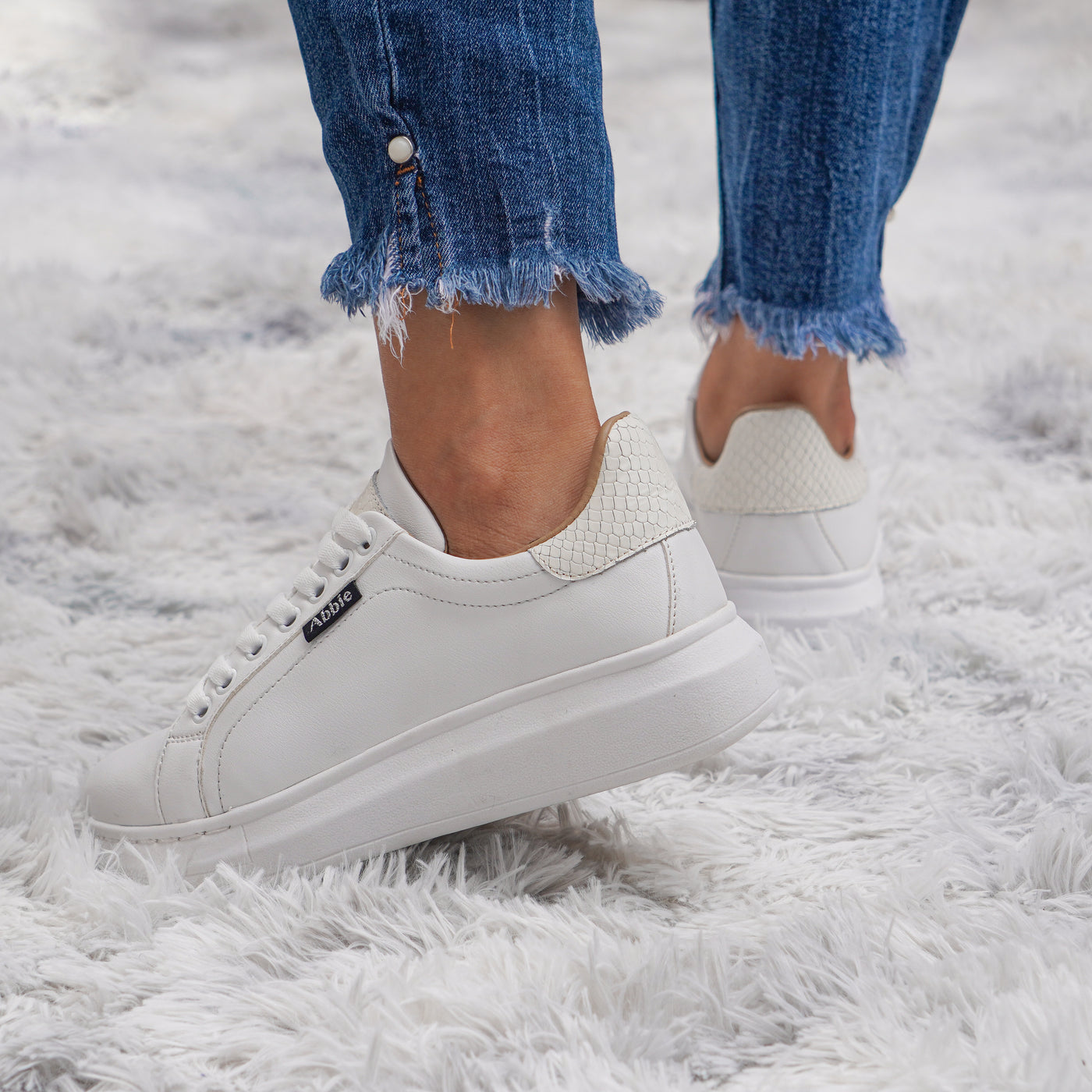 Zapatilla mujer Abbie Londres Blanco