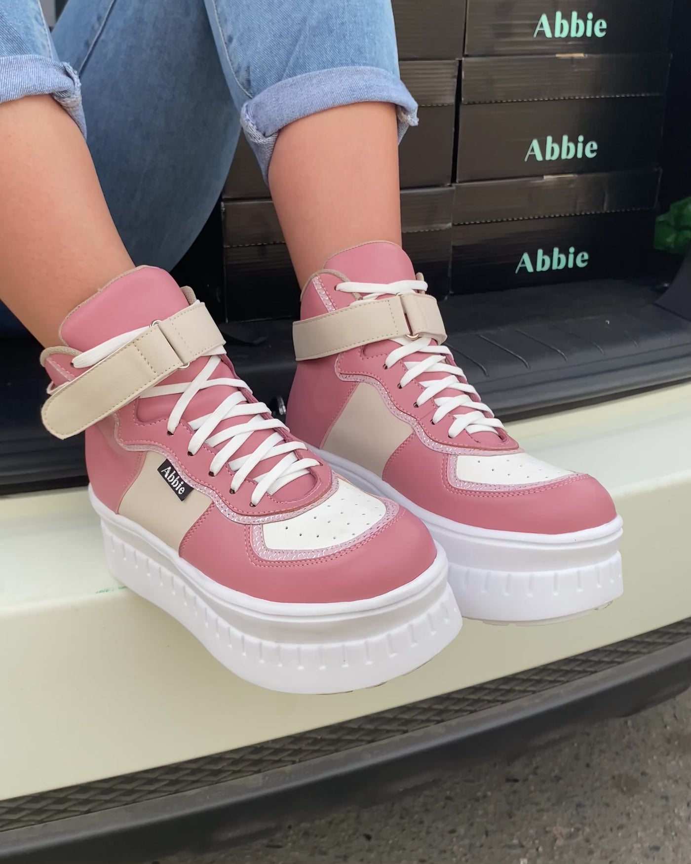 Zapatilla mujer Abbie Paris Rosado