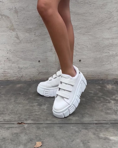 Zapatilla mujer Maya Pega Pega Blanco