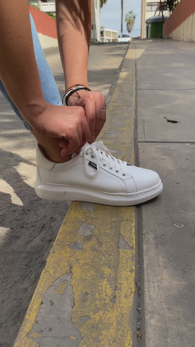 Zapatilla mujer Abbie Londres Blanco