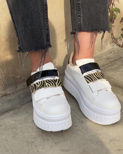 Zapatilla mujer Abbie Venecia Blanco