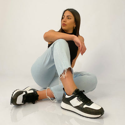 Zapatilla mujer Jacinta Negro