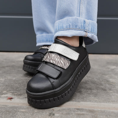 Zapatilla mujer Abbie Venecia Negro
