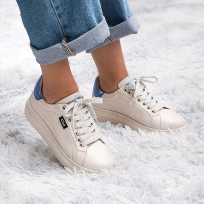 Zapatilla mujer Abbie Londres Azul