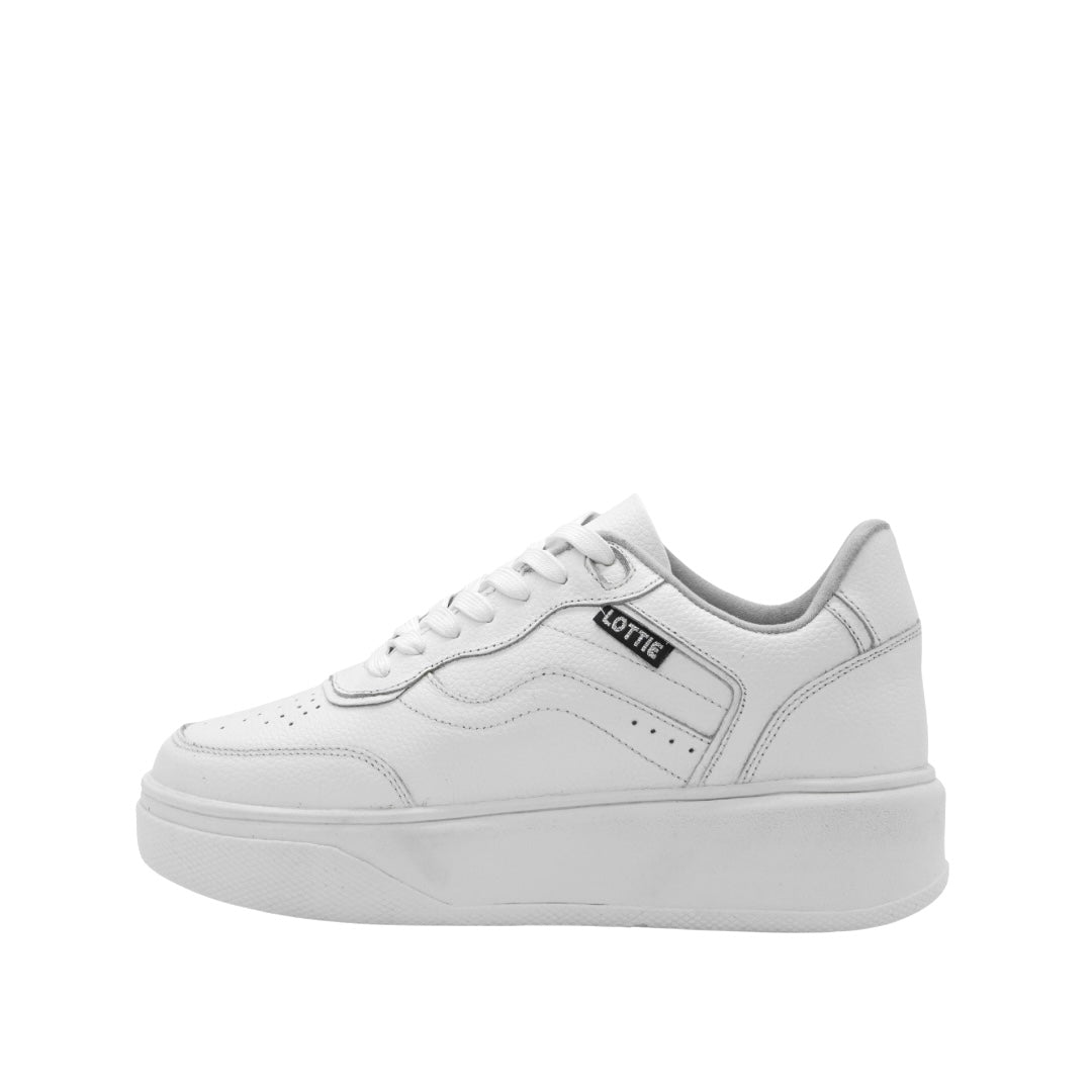 Zapatilla Escolar mujer Paulina White