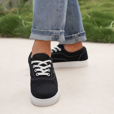 Zapatilla mujer Skater Negro