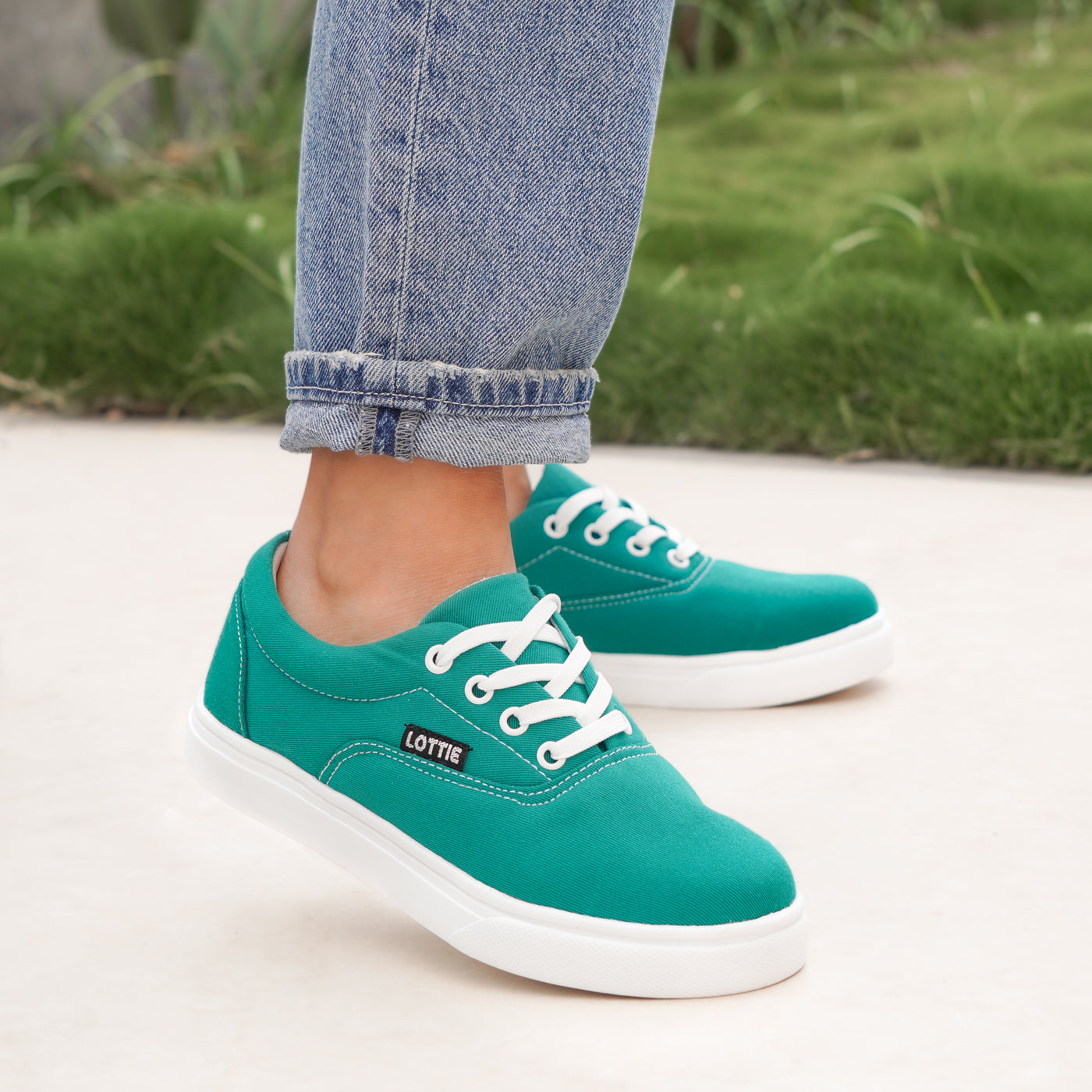 Zapatilla mujer Skater Verde