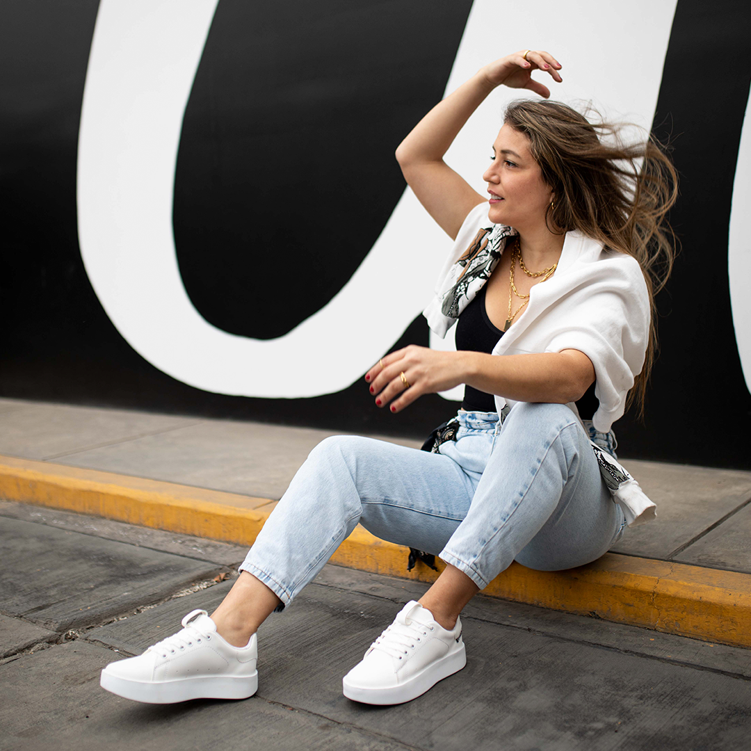 Zapatilla mujer Porto White