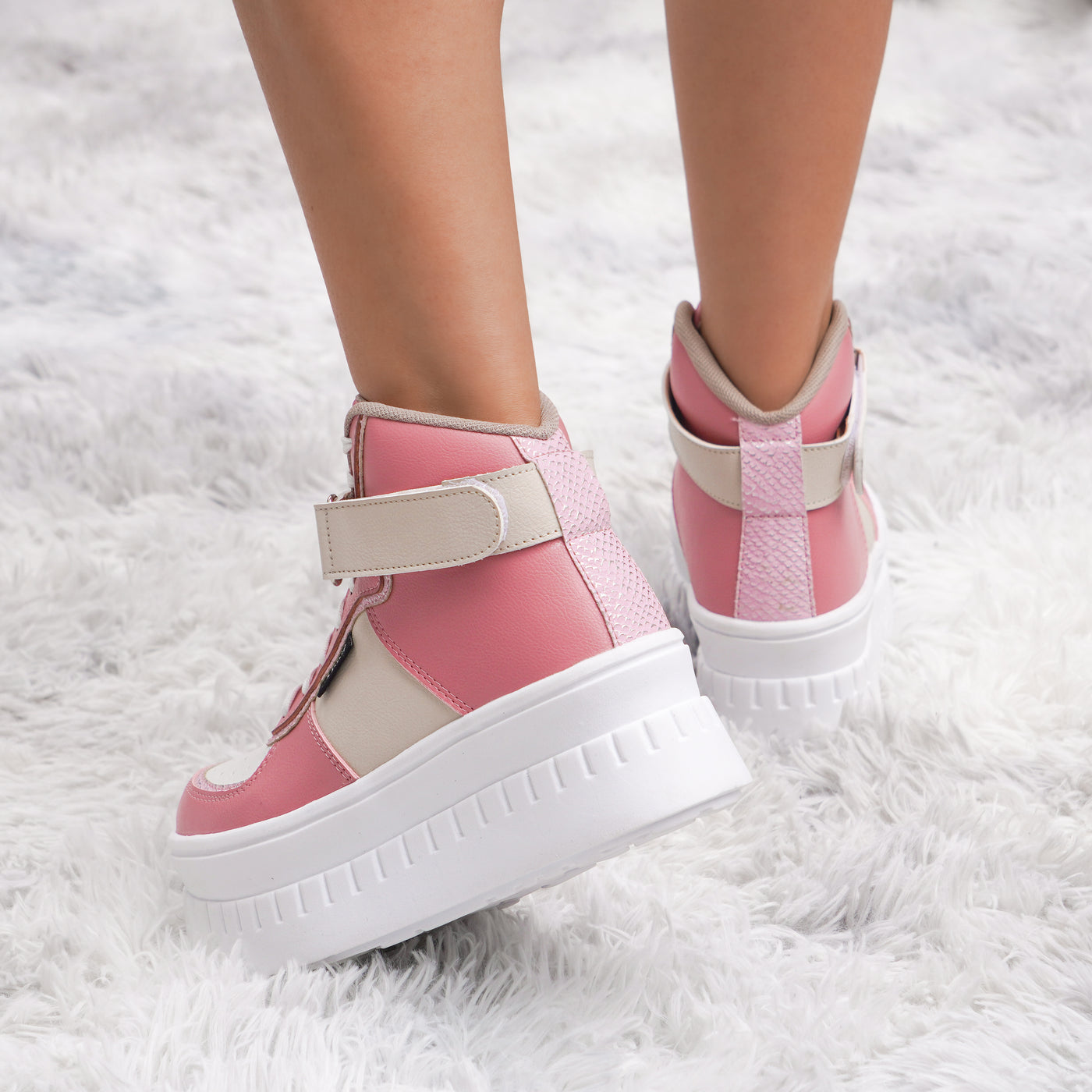 Zapatilla mujer Abbie Paris Rosado