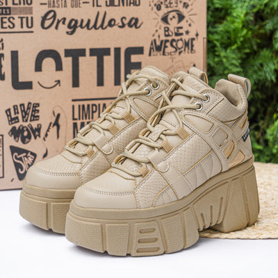 Zapatilla mujer Hana Beige