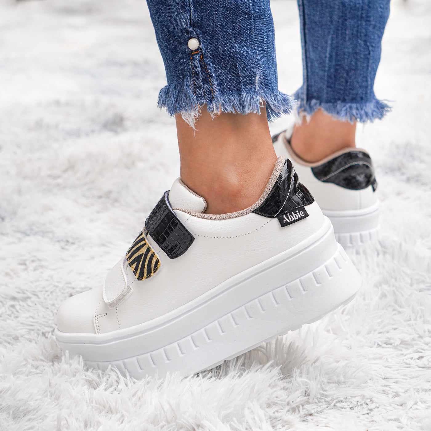 Zapatilla mujer Abbie Venecia Blanco