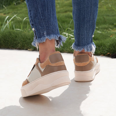 Zapatilla mujer Abbie Viena Beige