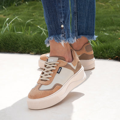 Zapatilla mujer Abbie Viena Beige