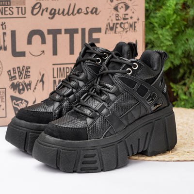 Zapatilla mujer Hana Black