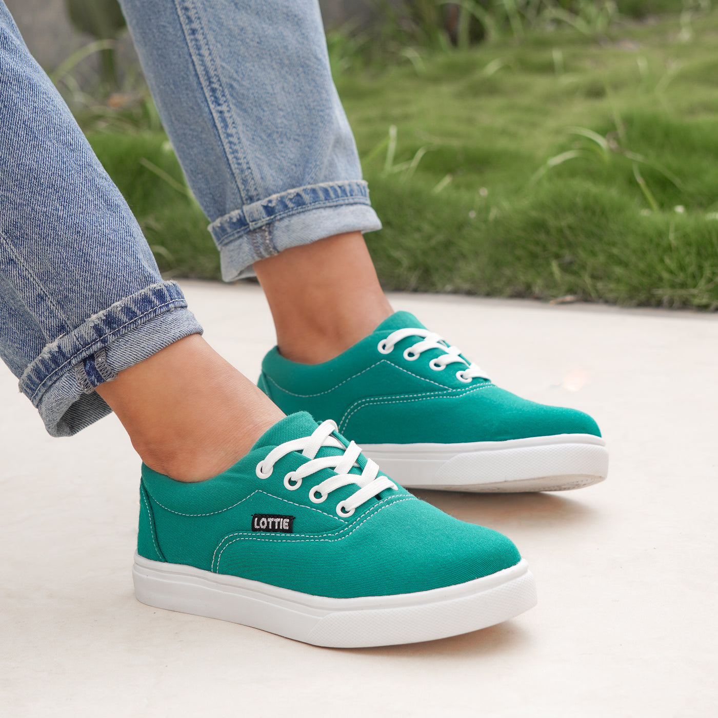 Zapatilla mujer Skater Verde