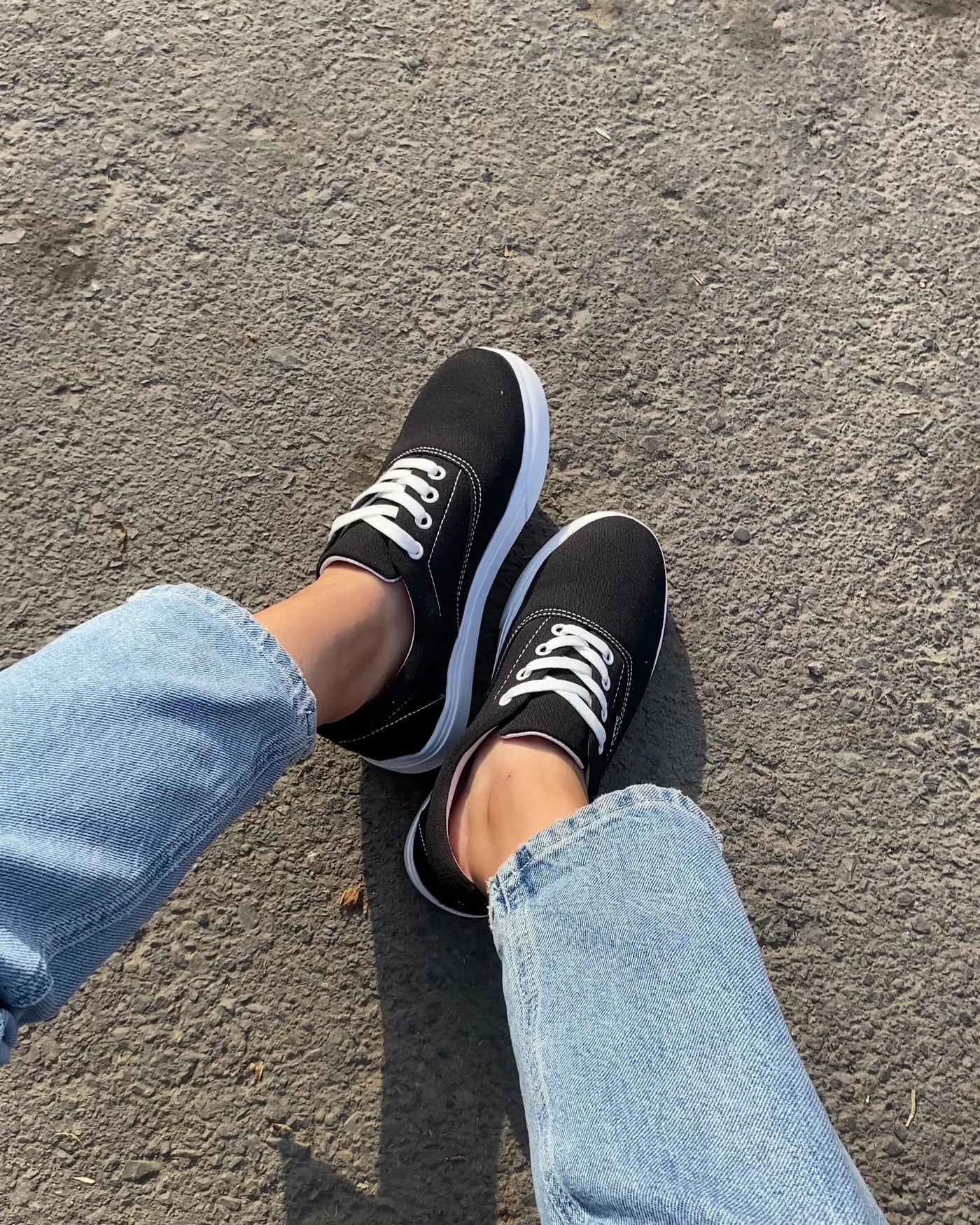 Zapatilla mujer Skater Negro